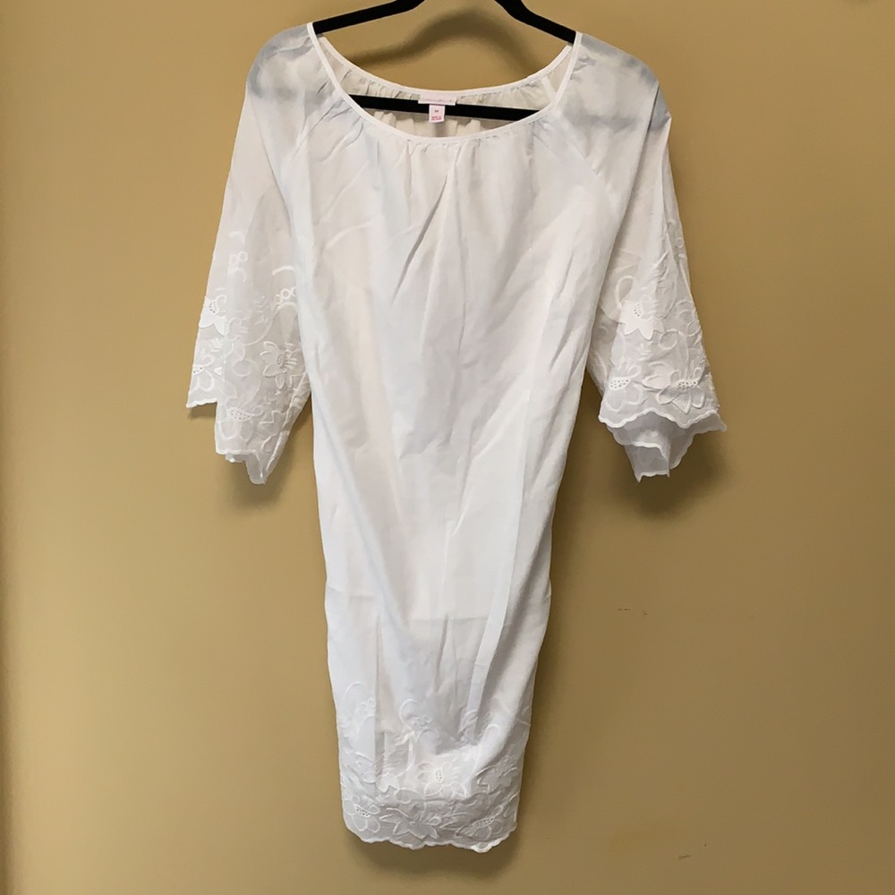 🔥Ingrid & Isabel Maternity White Cotton Dress -M